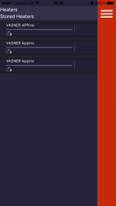 App Steuerung VASNER