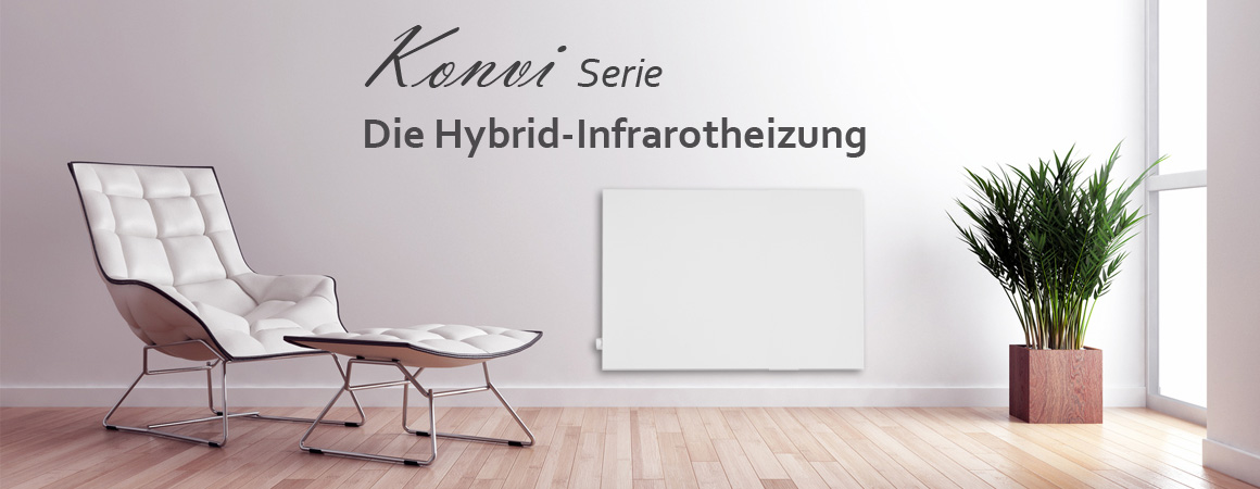 VASNER Konvi Hybridheizung - die Innovation im bereich Infrarotheizung, Konvektionsheizung